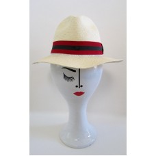 Homero Ortega Mujer&apos;s Panama Fedora Hat Sz S/M  eb-08047595